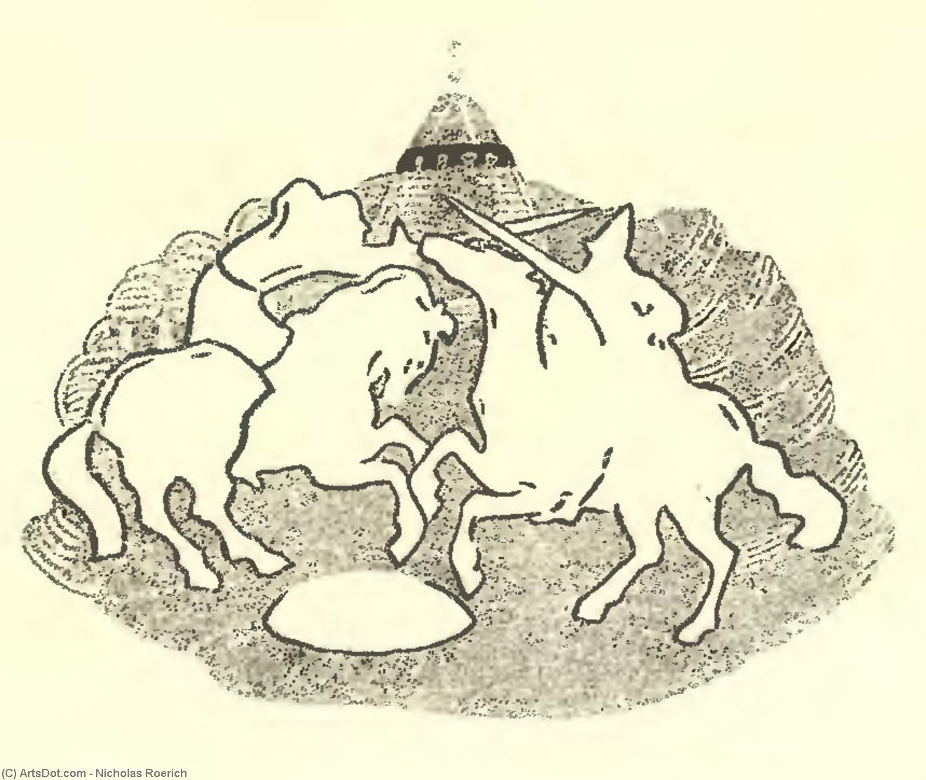 'vignette For Book ''n. K. Roerich''' (12) — Nicholas Roerich