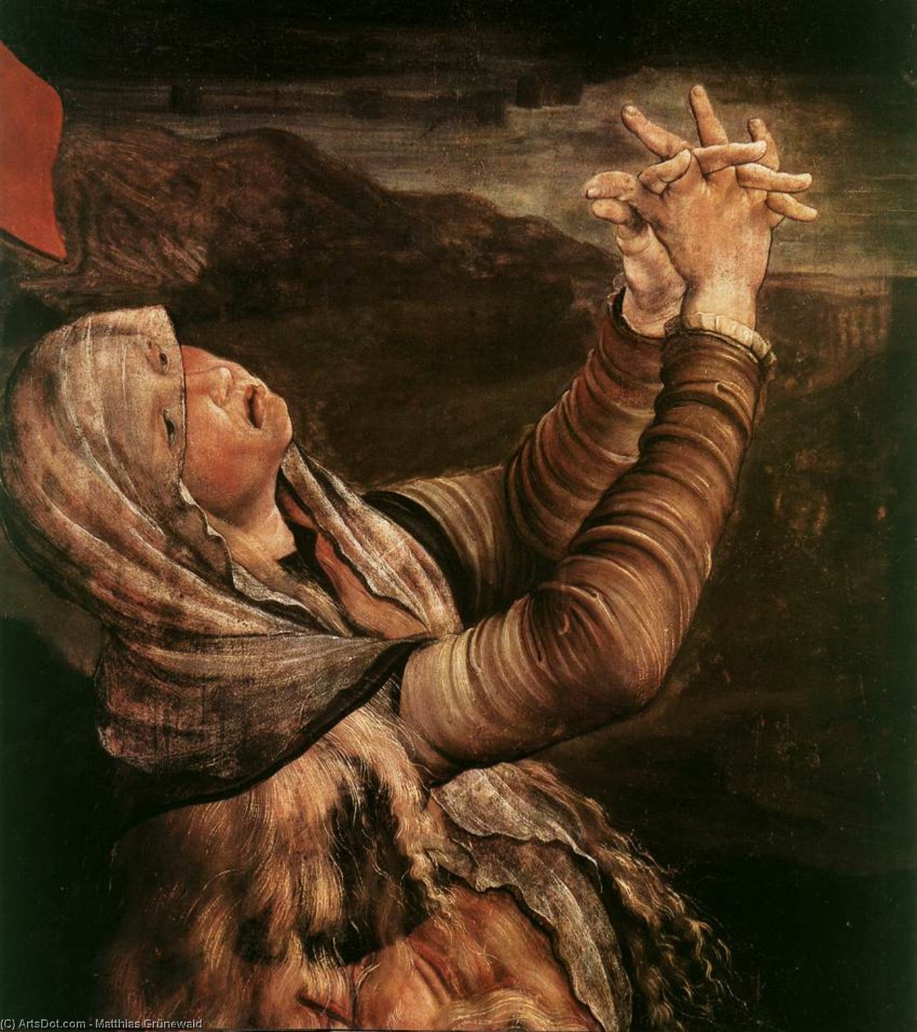 The Crucifixion (detail) — Matthias Grünewald
