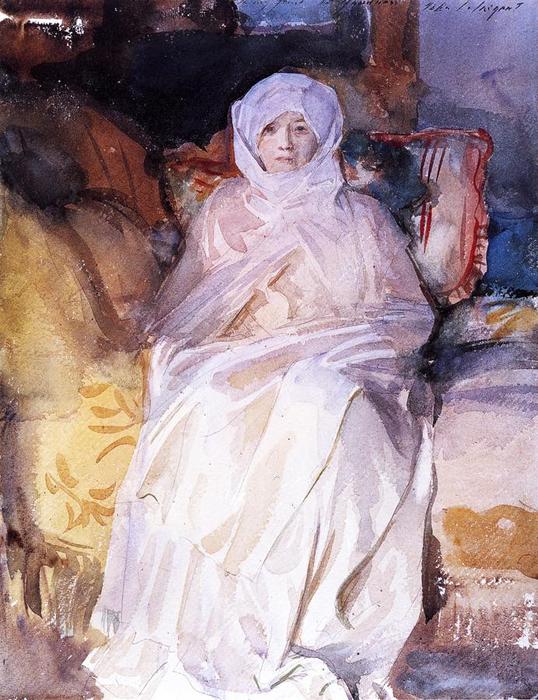 Mrs Gardner In White — John Singer Sargent