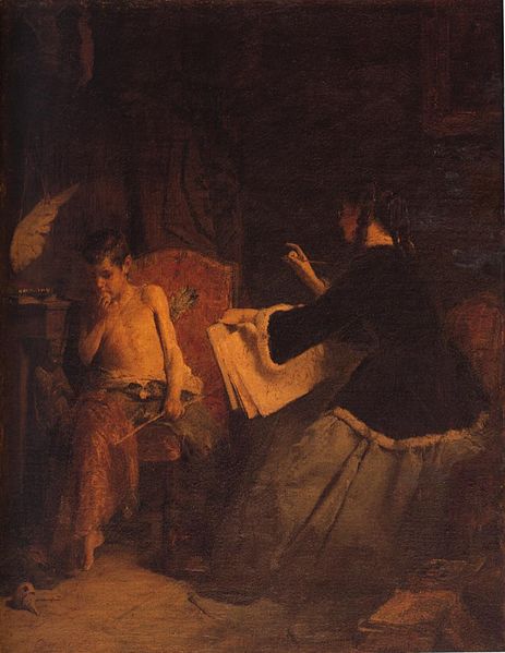 Eros And The Painter — Nikolaos Gyzis