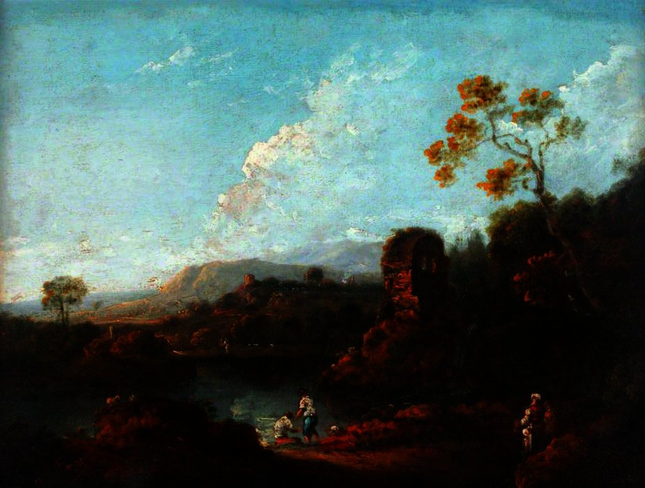 Landscape With A River And Ruins — Richard Wilson
