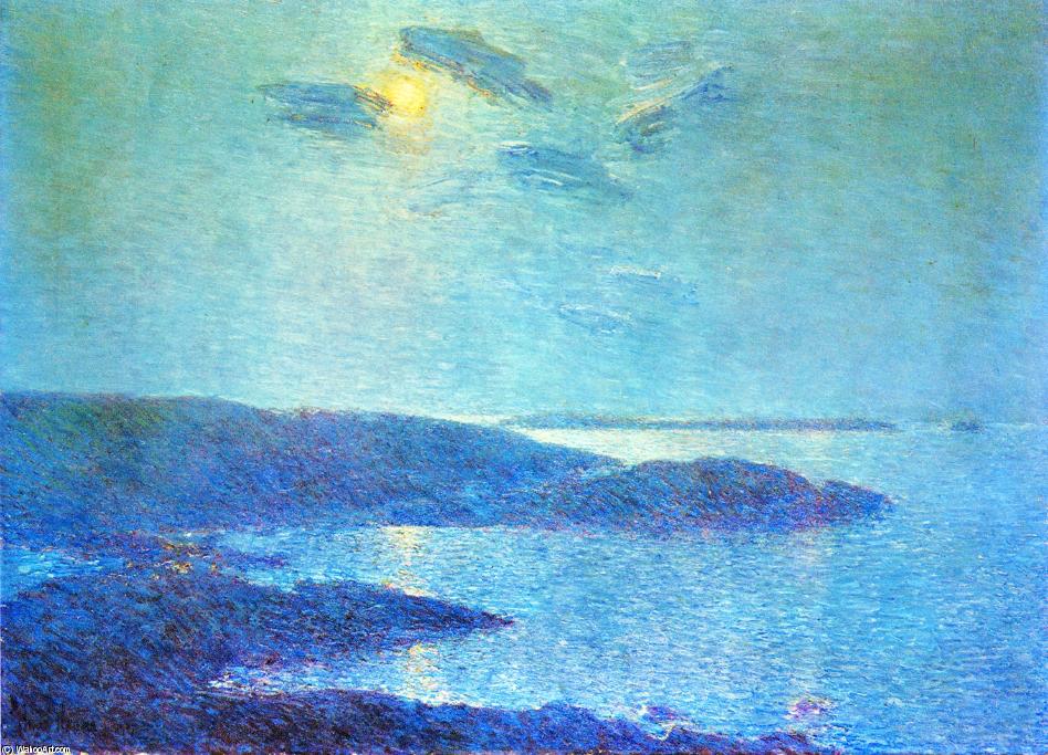 Moonlight Scene (also Known As Moonlight, New England Coast) — Frederick Childe Hassam