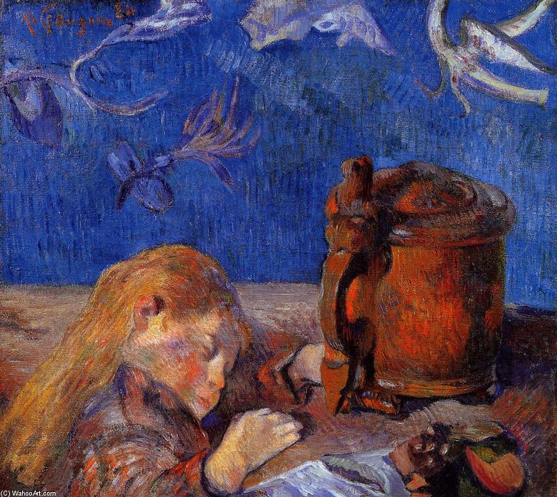 Clovis Gauguin Asleep — Eugène Henri Paul Gauguin