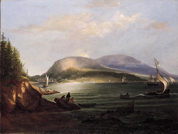 Camden Hills And Harbor — Alvan Fisher