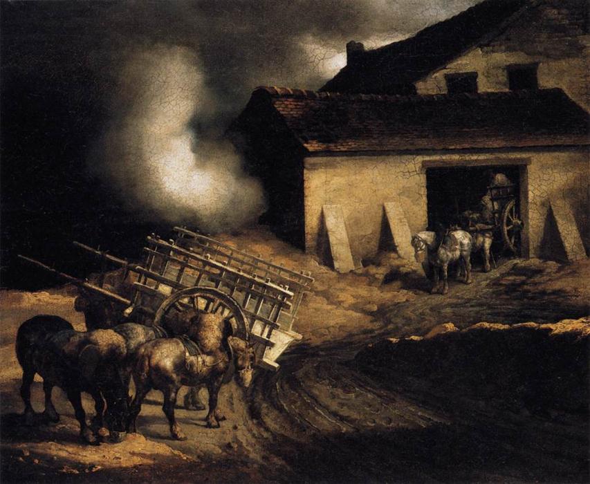The Plaster Kiln — Théodore Géricault