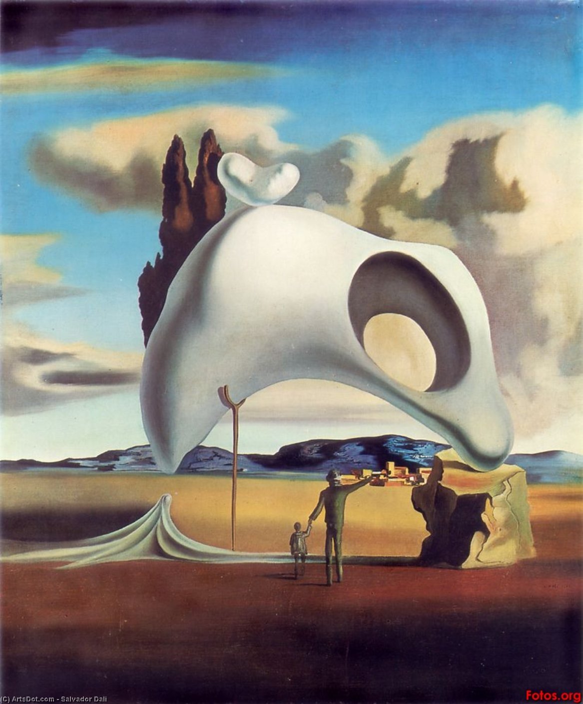 Atavistic Ruins After The Rain — Salvador Dalí