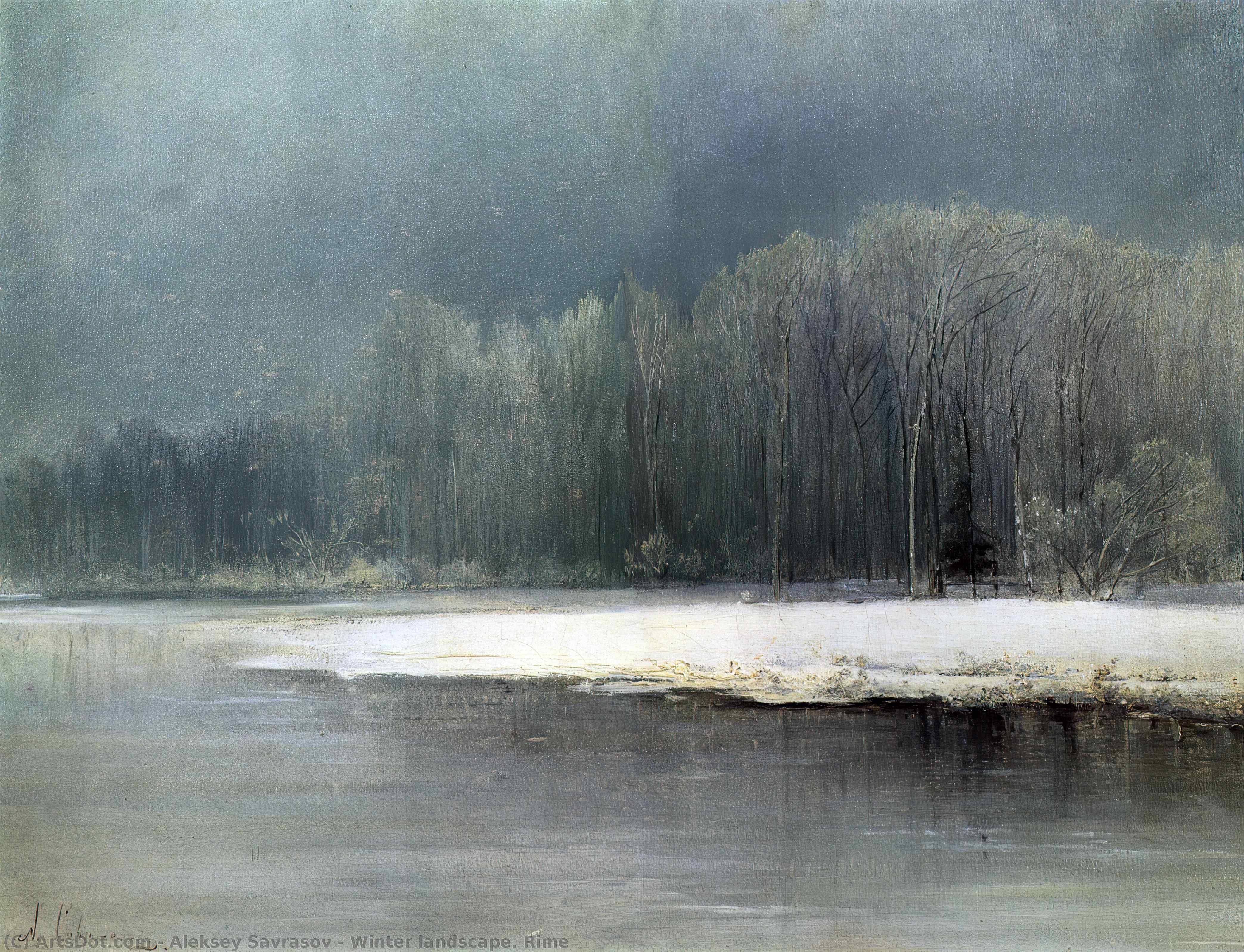 Winter Landscape. Rime — Aleksey Savrasov