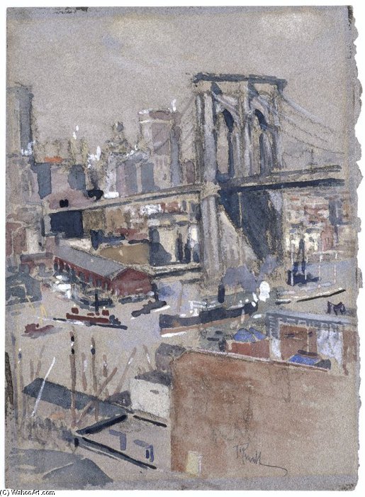 Brooklyn Bridge — Joseph Pennell
