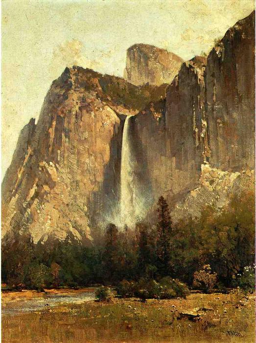 Bridal Veil Falls - Yosemite Valley — Thomas Hill