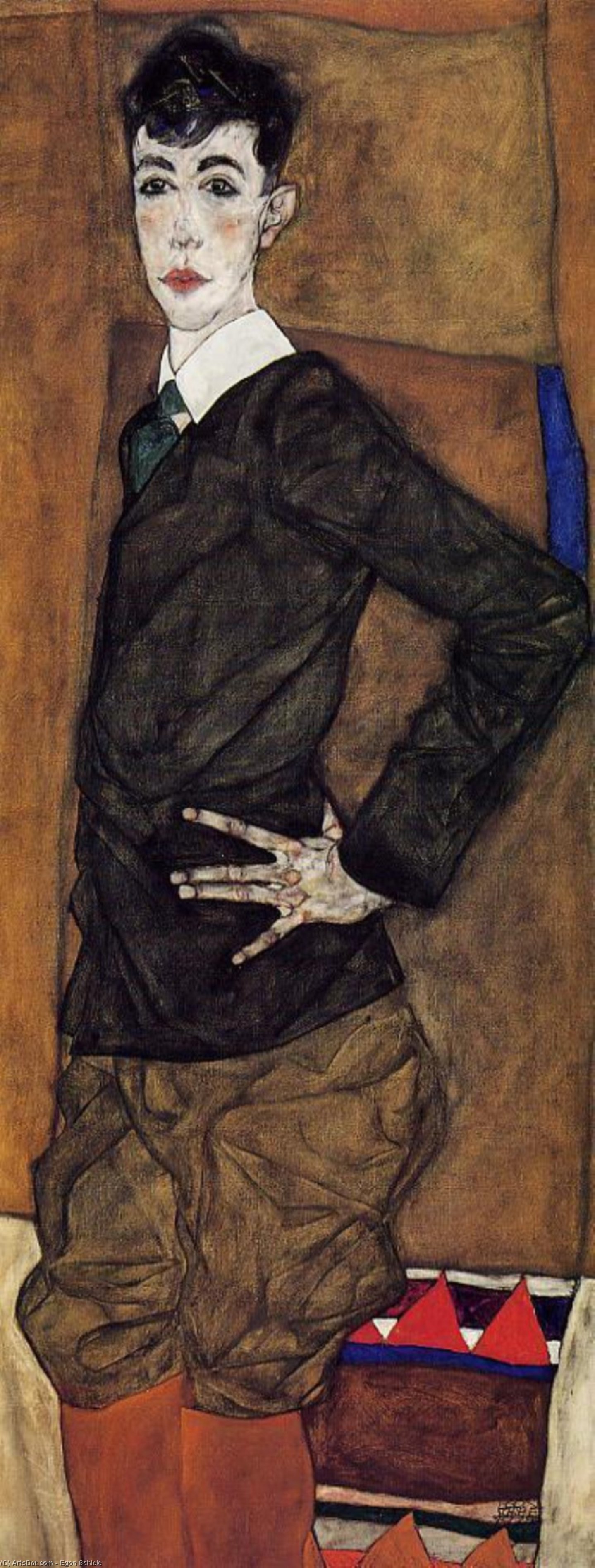 Portrait Of Erich Lederer — Egon Schiele