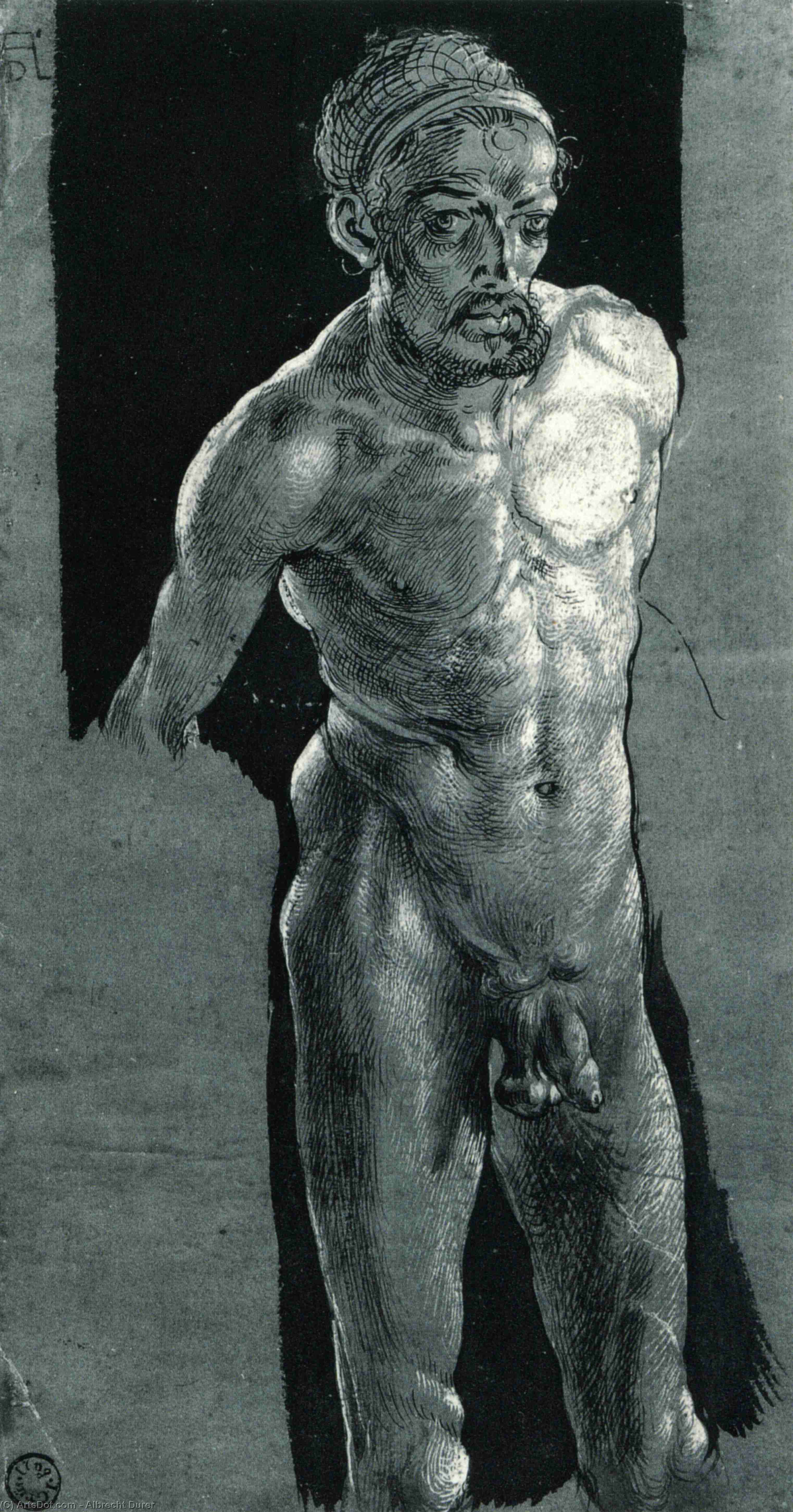 Nude Sel-portrait — Albrecht Dürer