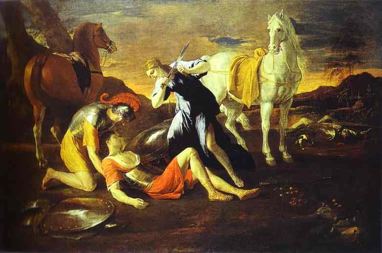 Tancred And Erminia. — Nicolas Poussin