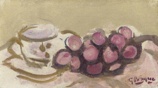 Tasse Et Raisins — Georges Braque