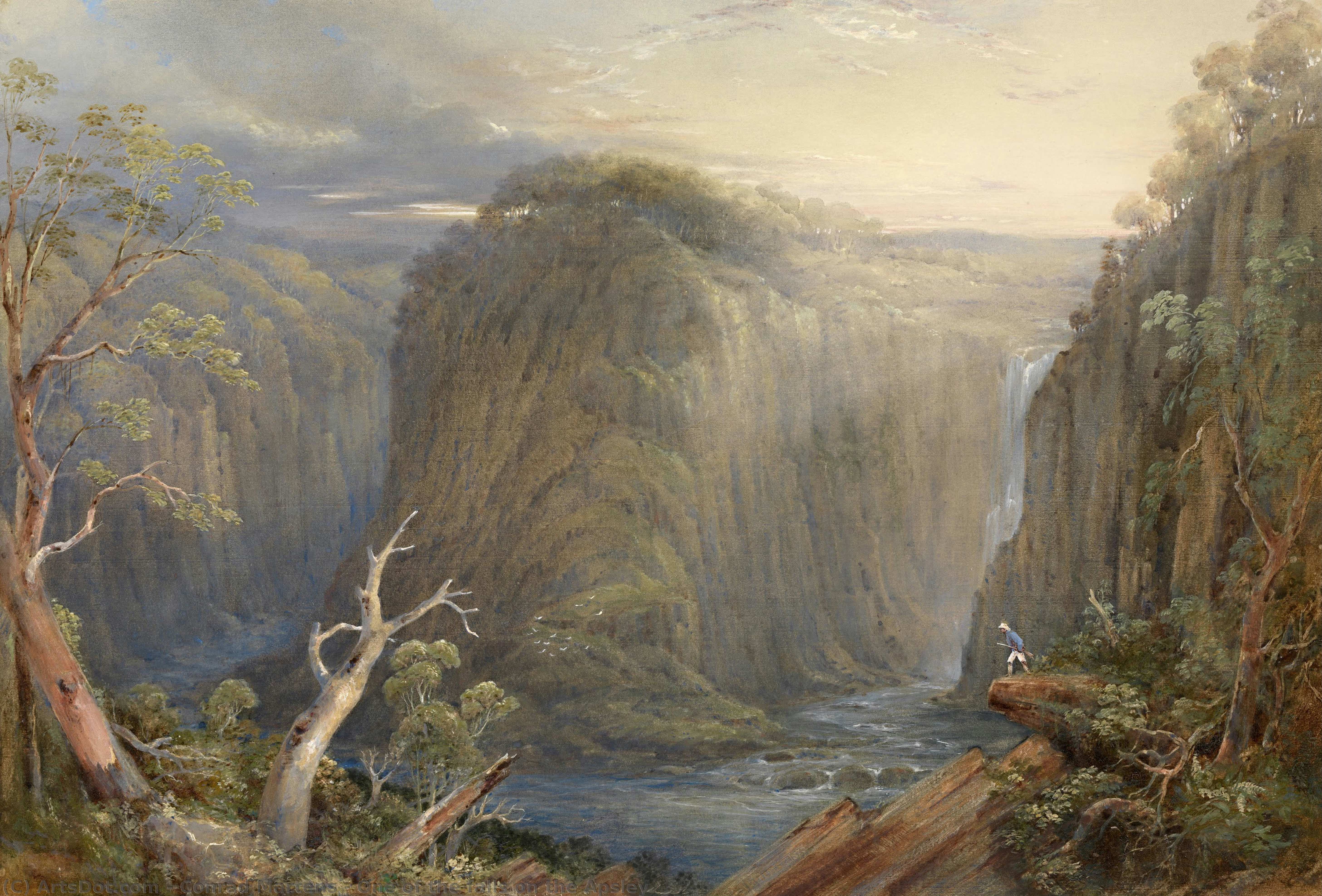 One Of The Falls On The Apsley — Conrad Martens