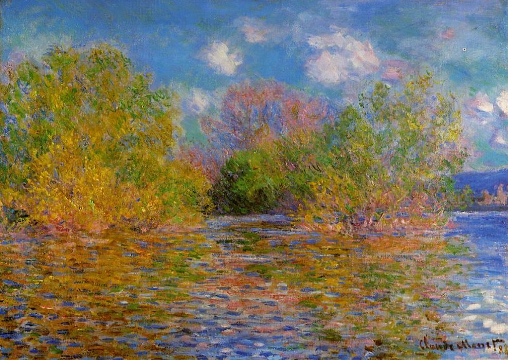 The Seine Near Giverny — Claude Monet