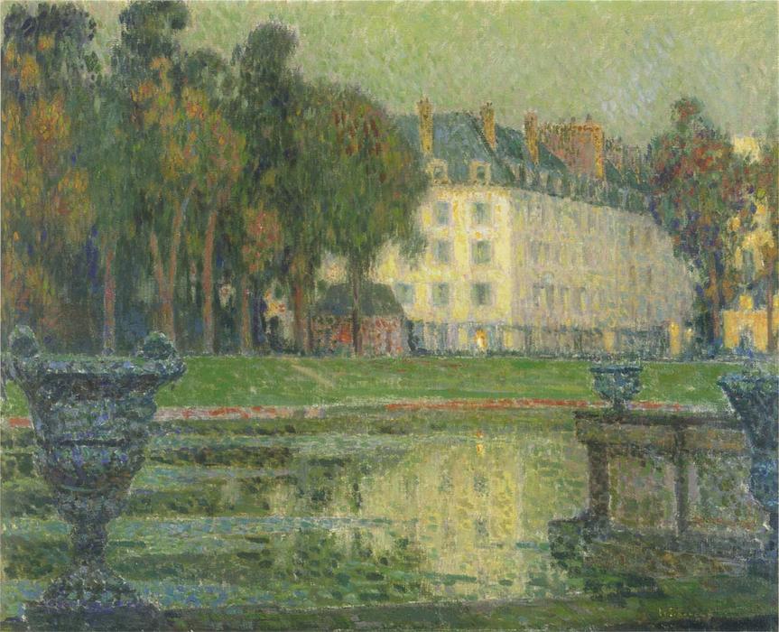 Neptune Fountain At Twilight — Henri Le Sidaner