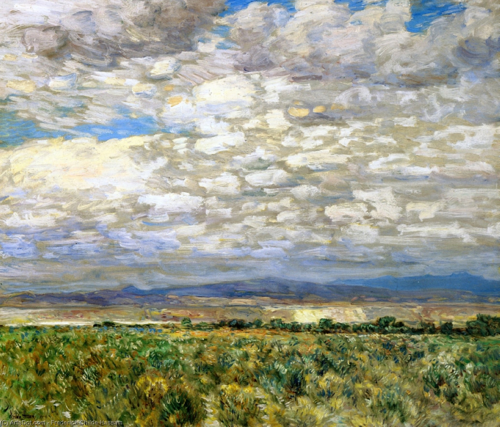 On The Snake River, Oregon — Frederick Childe Hassam