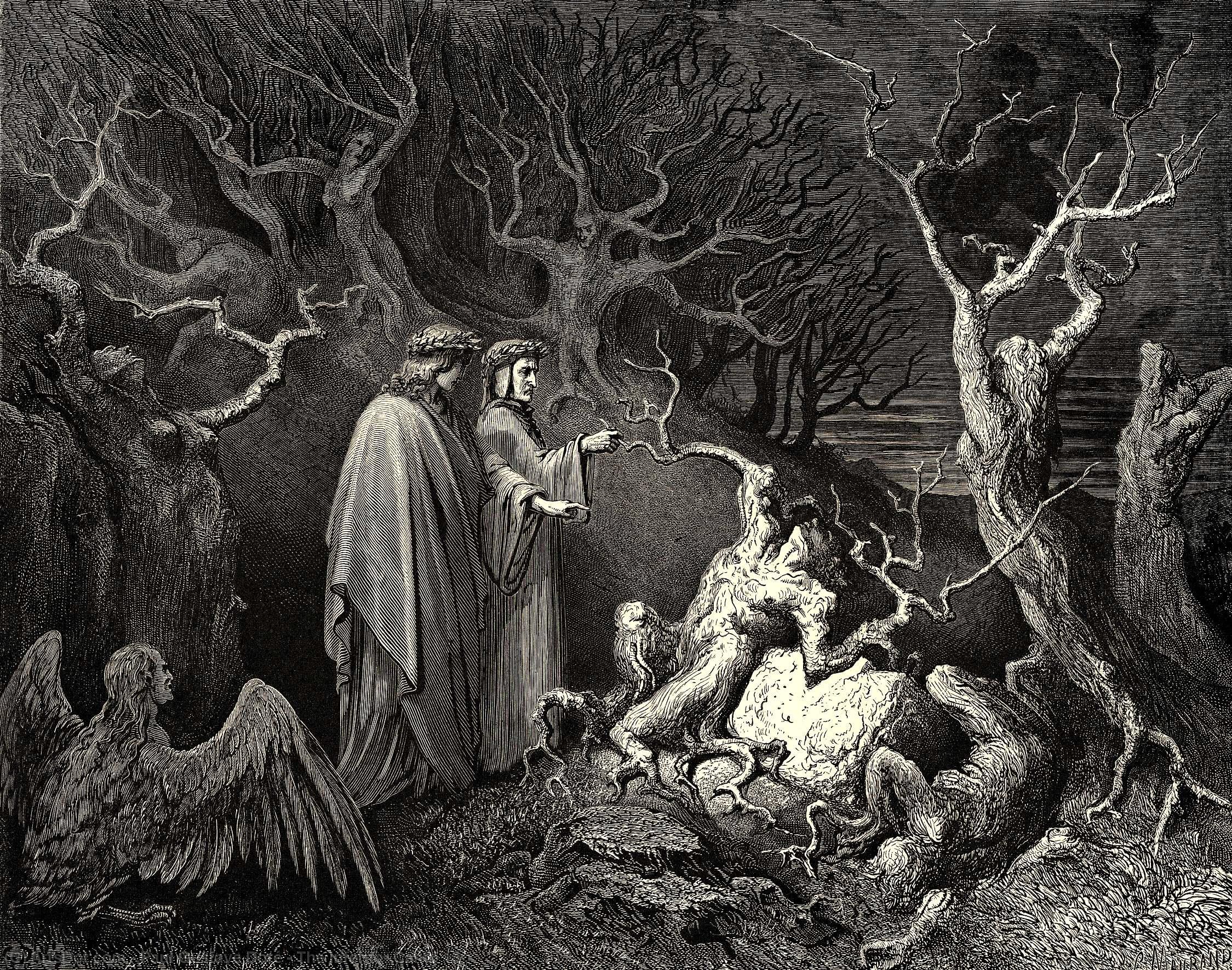 The Inferno, Canto 13 — Paul Gustave Doré