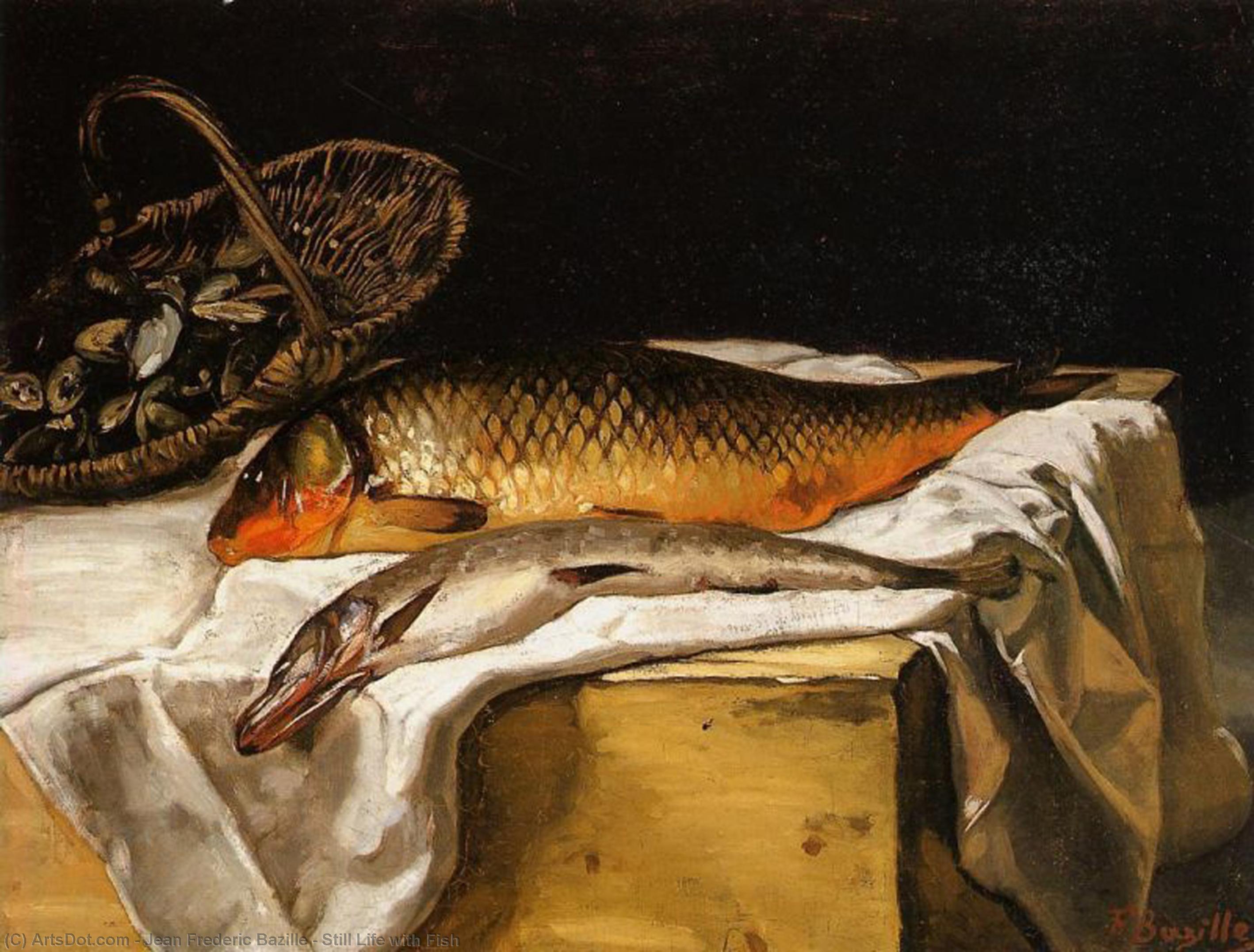 Still Life With Fish — Frédéric Bazille