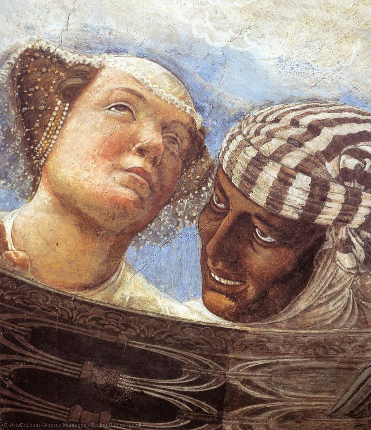 Ceiling Oculus (detail) — Andrea Mantegna