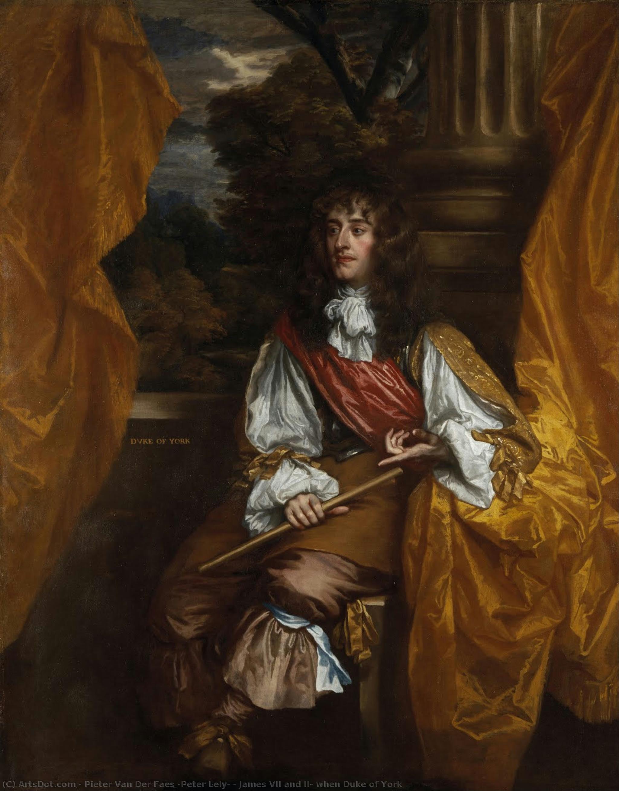 James Vii And Ii, When Duke Of York — Pieter Van Der Faes (peter Lely)