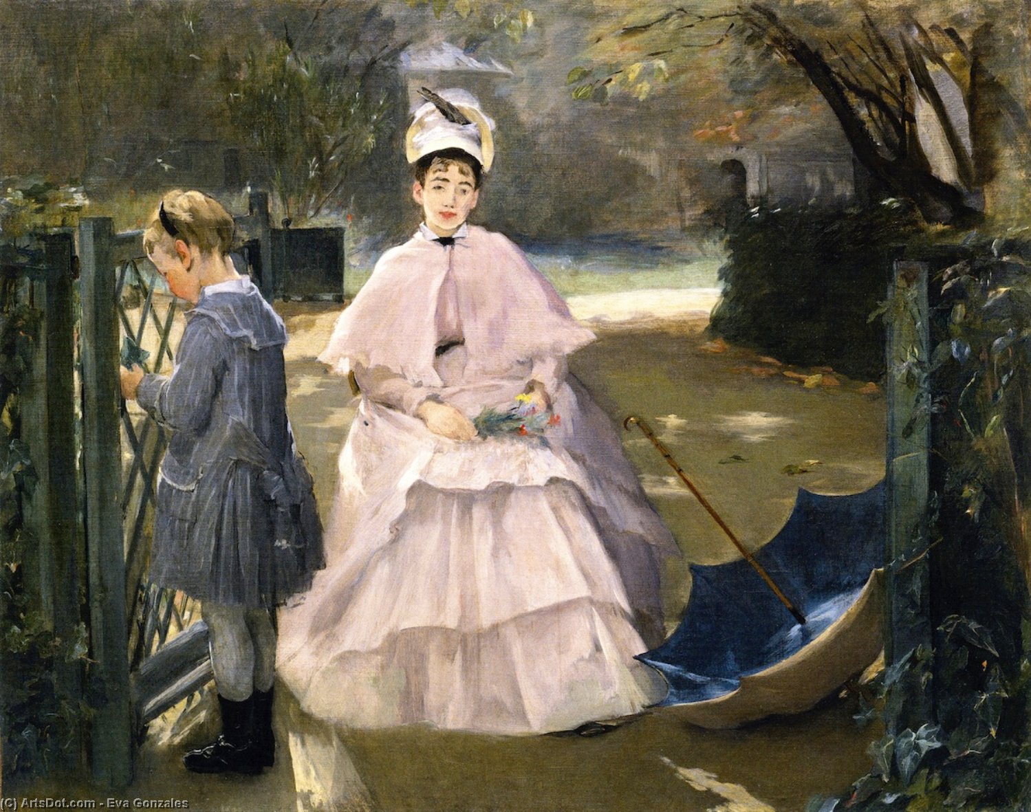 Nanny And Baby — Eva Gonzalès