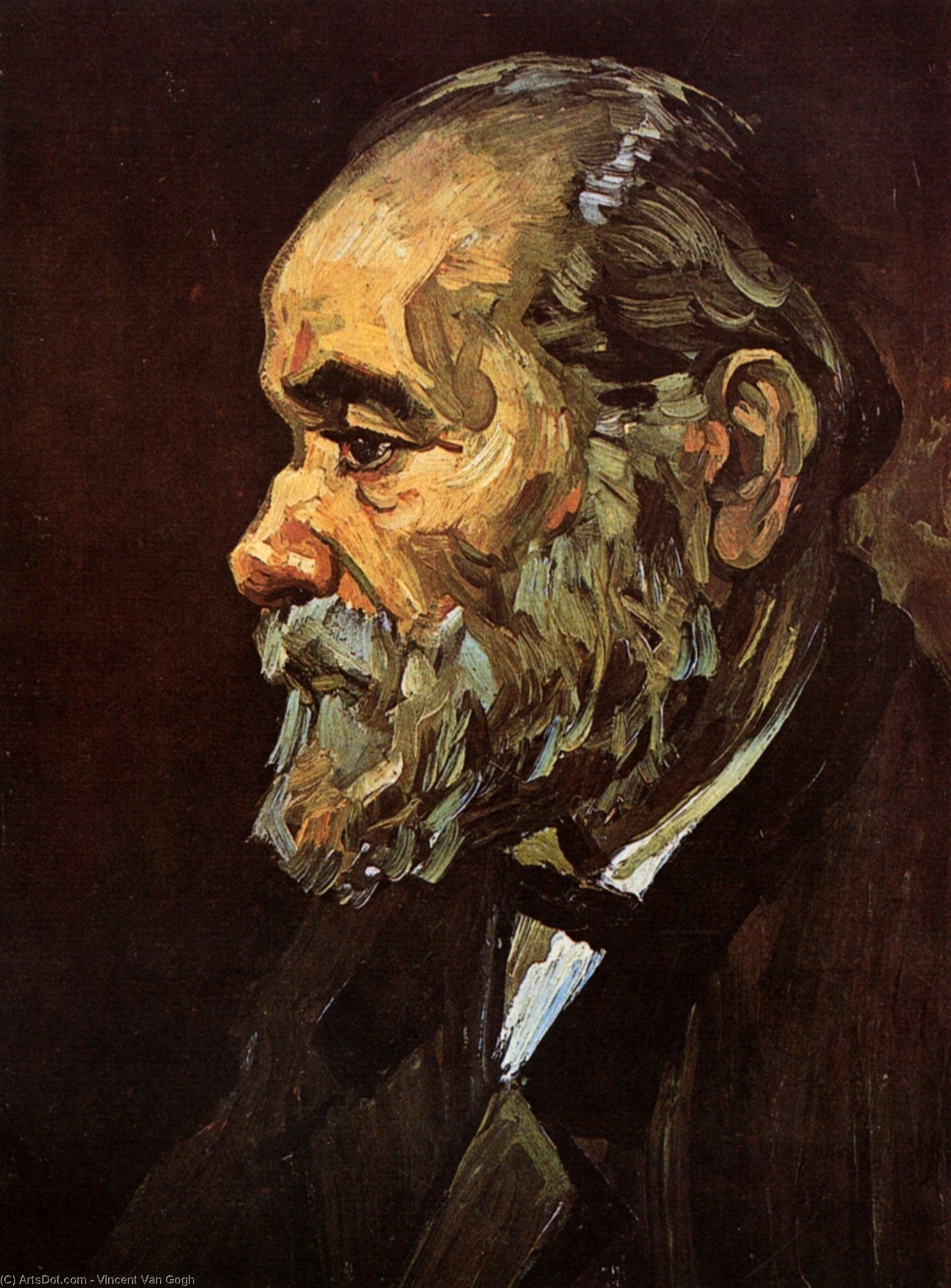 Portrait Of An Old Man With Beard — Vincent Willem Van Gogh