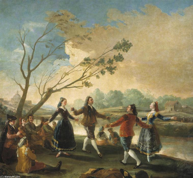 Dance Of The Majos At The Banks Of Manzanares — Francisco José De Goya Y Lucientes