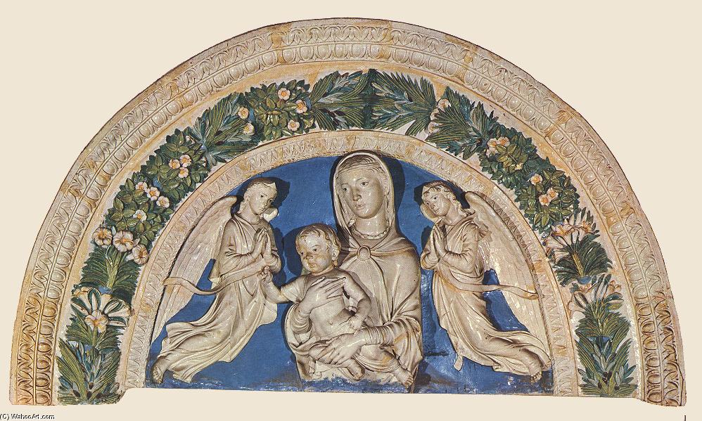 Madonna With Child And Angels — Luca Della Robbia