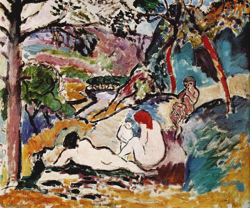 Pastorale, Collioure, Été Huile Sur Toile - (45.7x55) — Henri Matisse