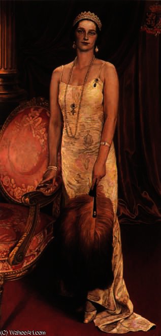 The Portrait Of Queen Astrid — Leon De Smet