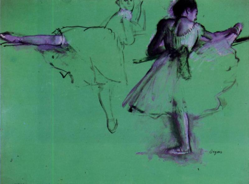 Dancers At The Barre — Edgar Degas