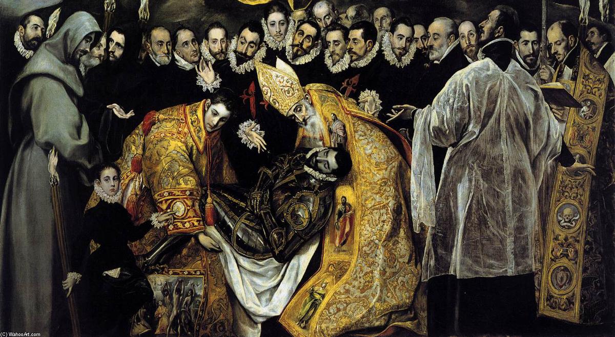 The Burial Of The Count Of Orgaz (detail) — El Greco