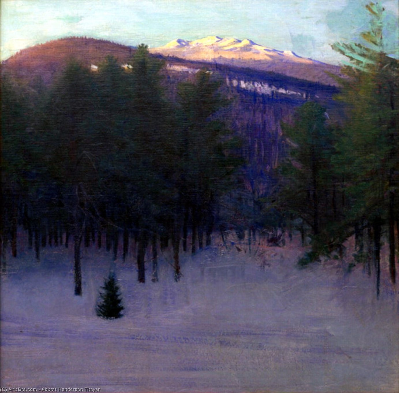 Monadnock In Winter — Abbott Handerson Thayer