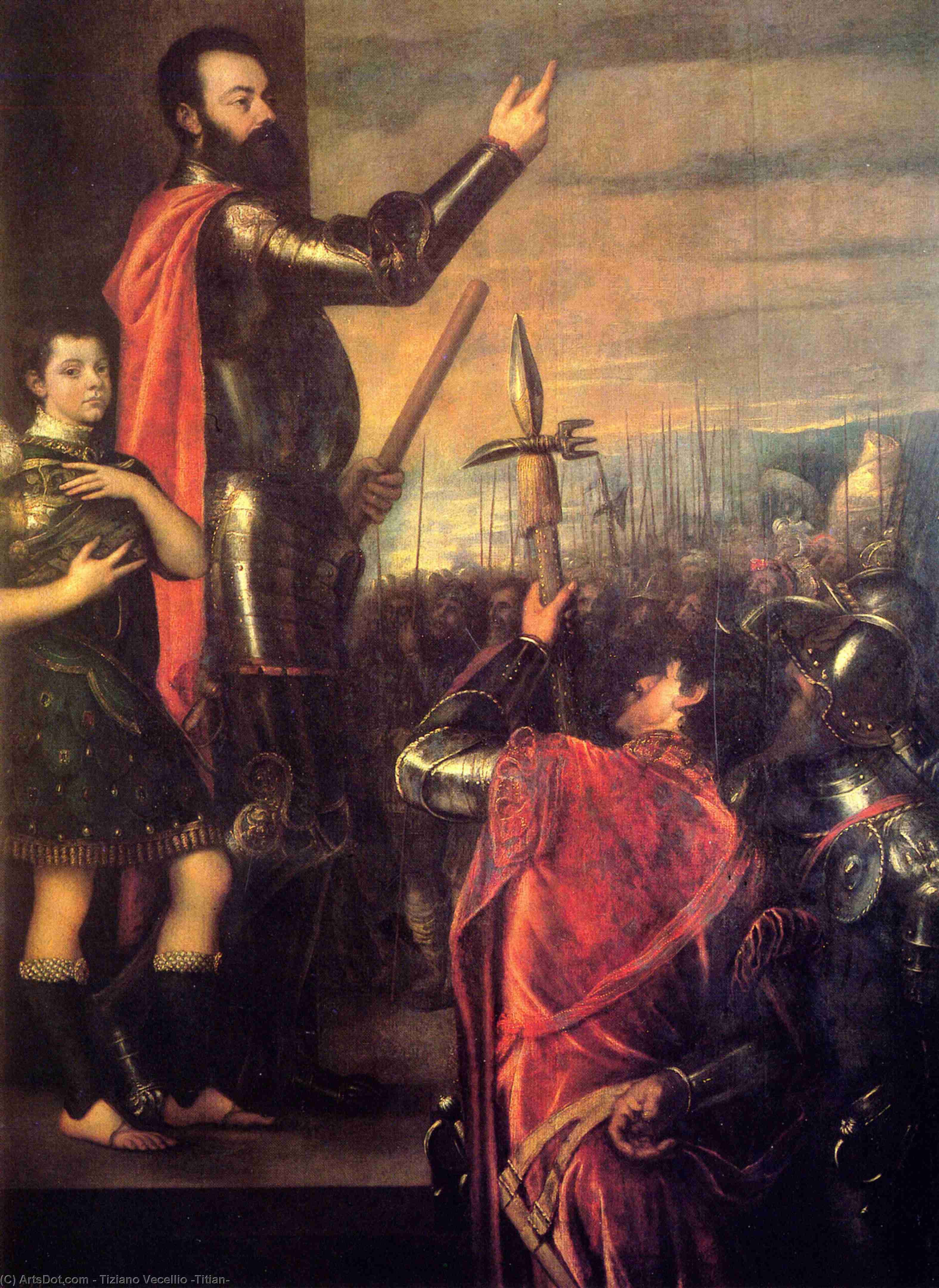The Speech Of Alfonso D'avalo — Titian