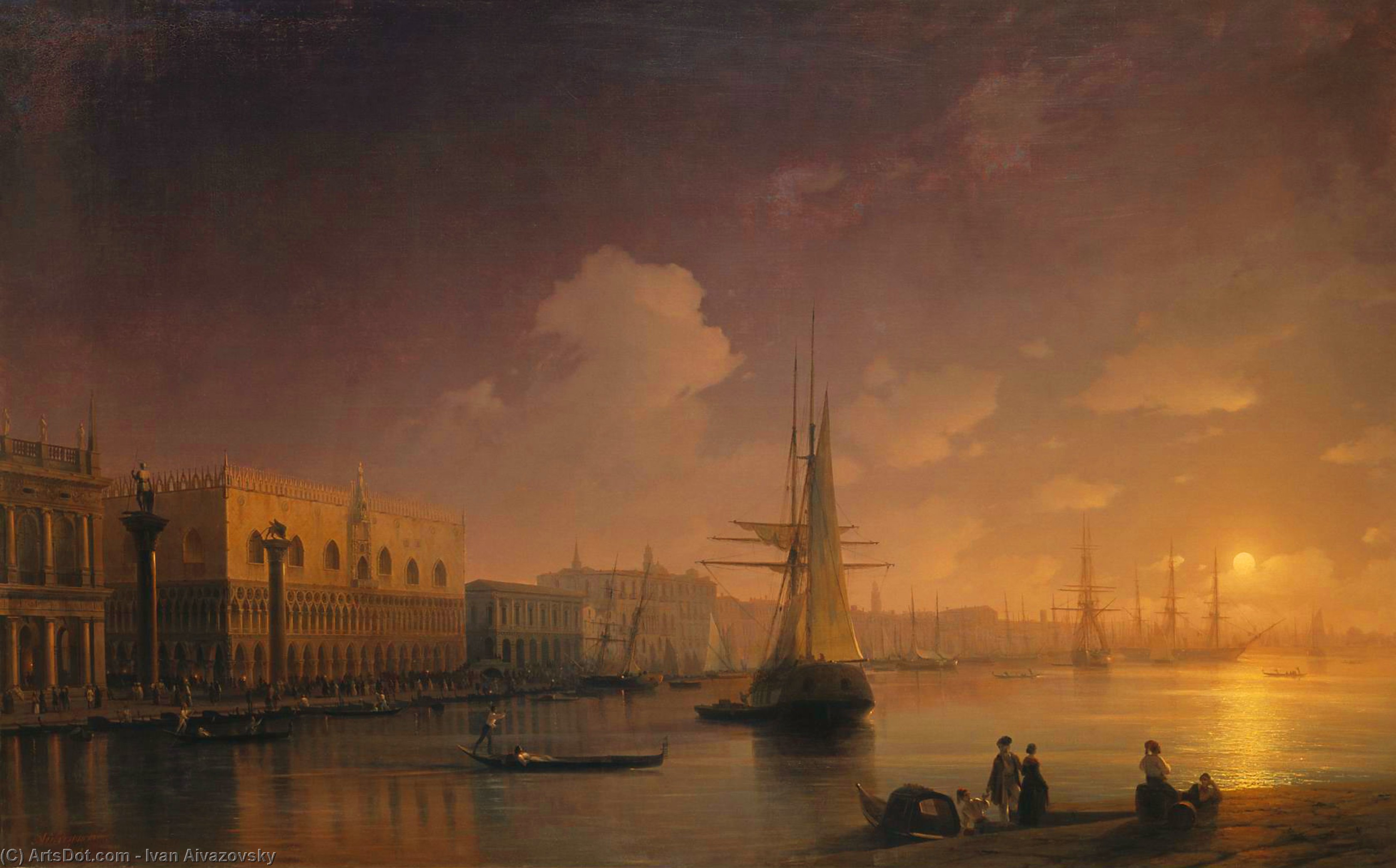 Venetian Night — Ivan Konstantinovich Aivazovsky