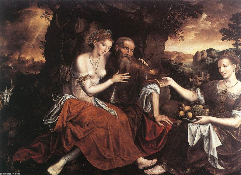 Lot And His Daughters — Jan Massys