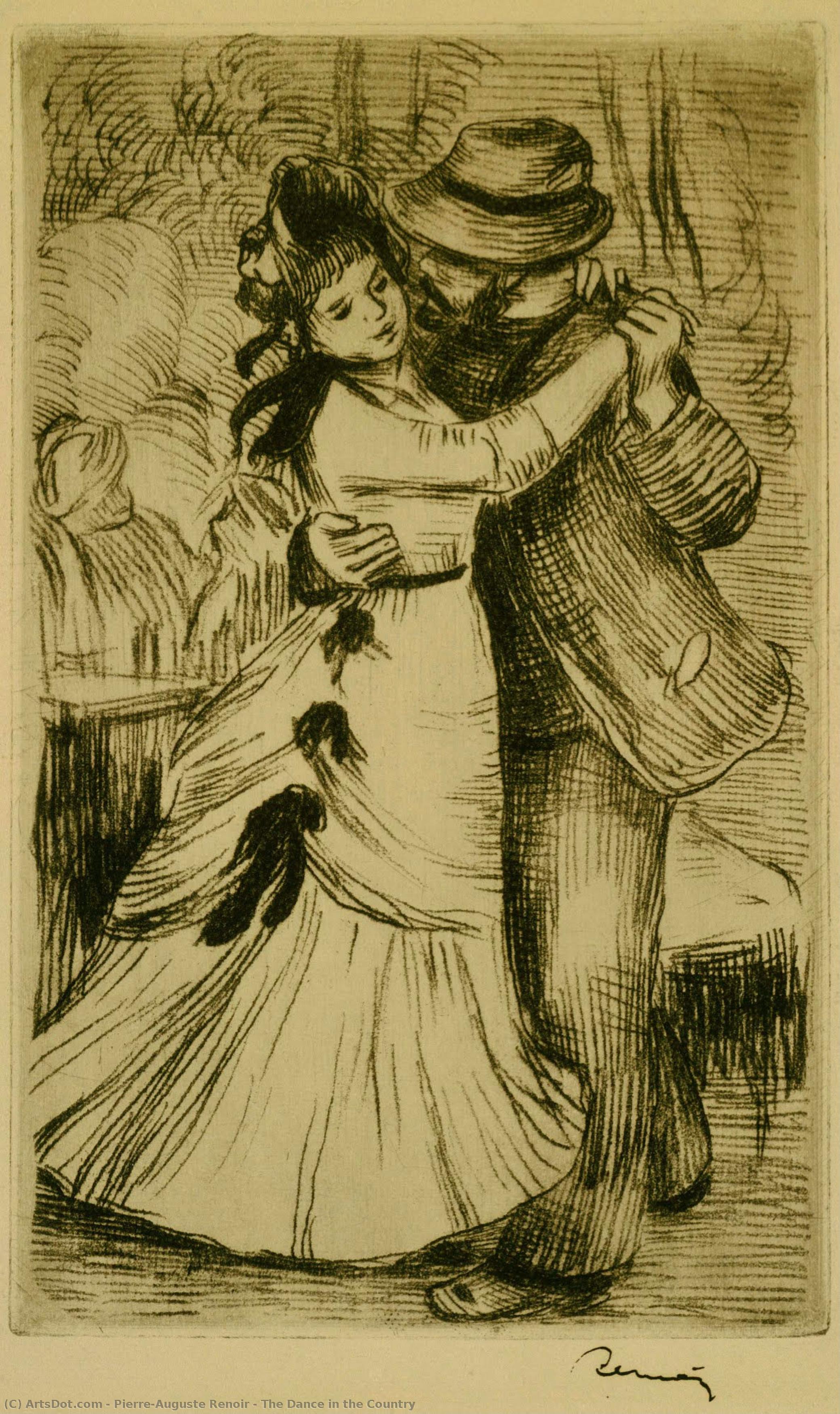 The Dance In The Country — Pierre-auguste Renoir