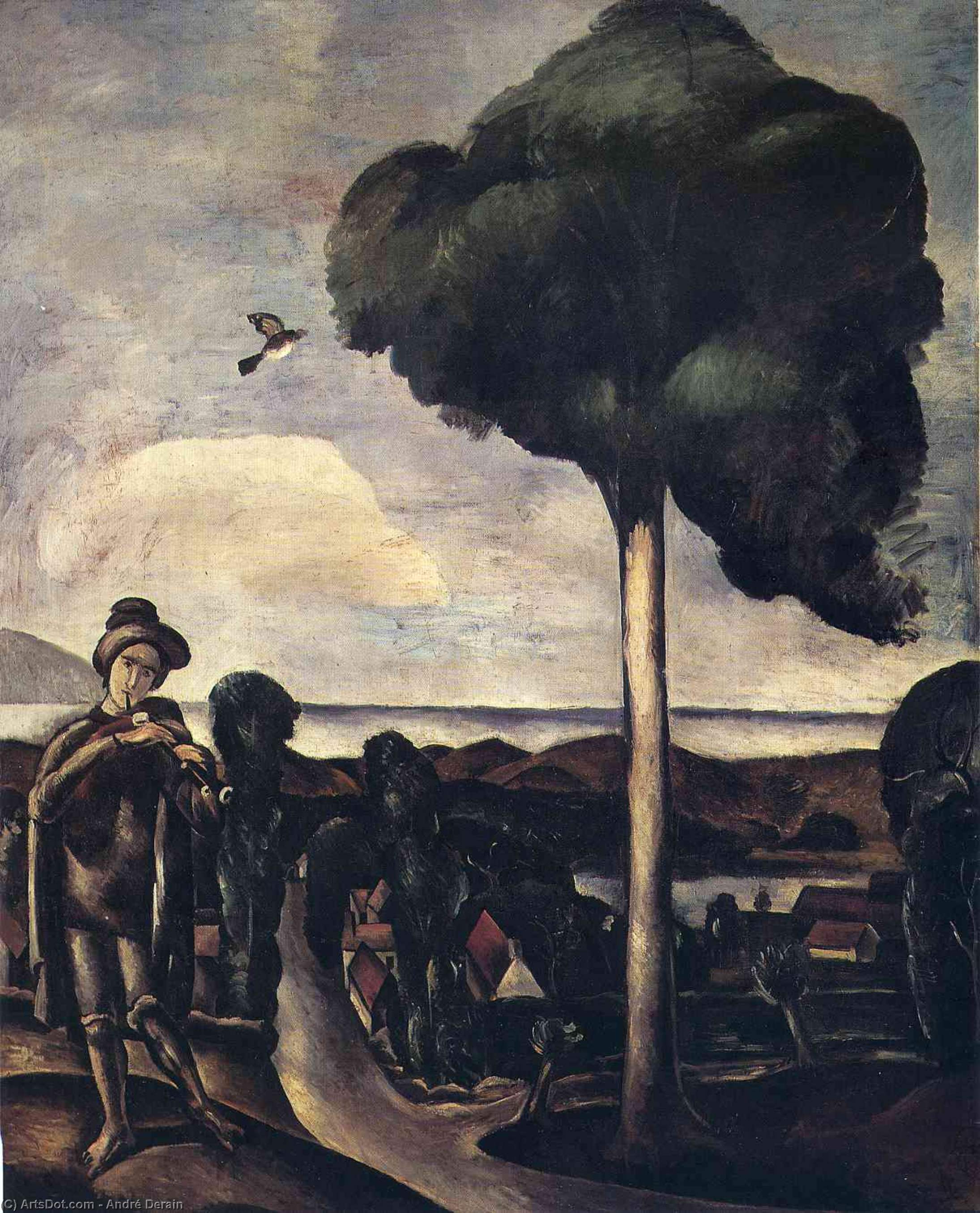 The Bagpiper At Camiers — André Derain