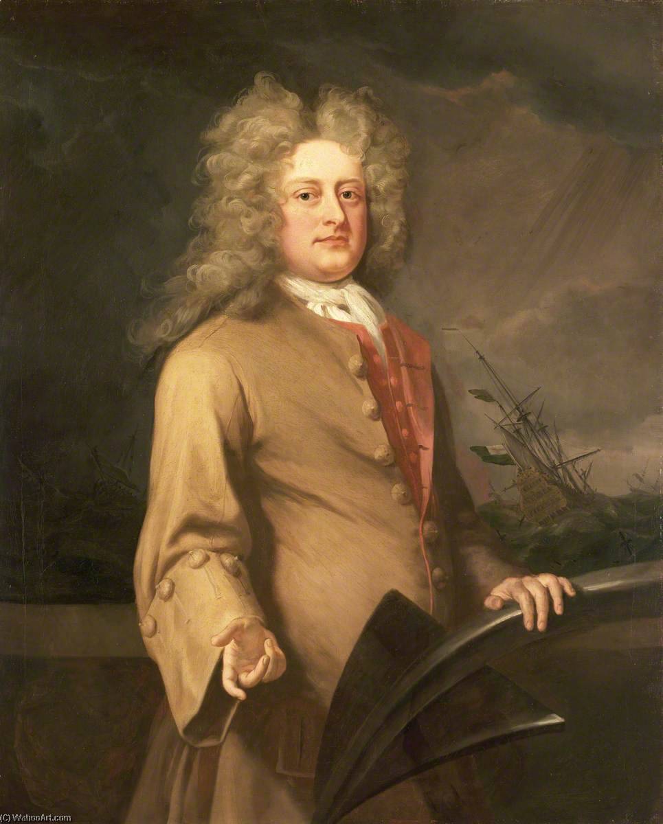 Rear Admiral Basil Beaumont (1669–1703) — Michael Dahl