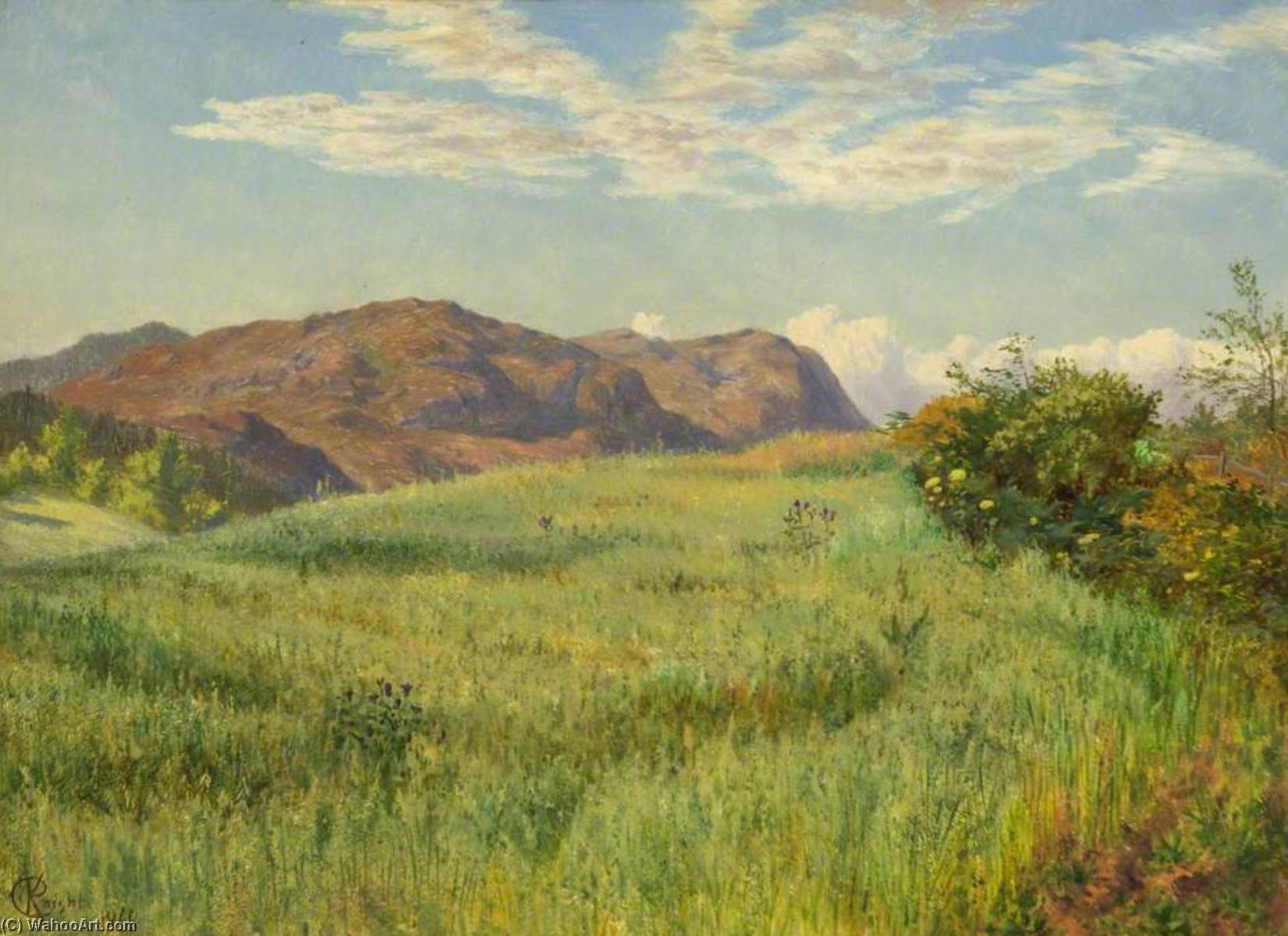 A Highland Oatfield — Charles Parsons Knight