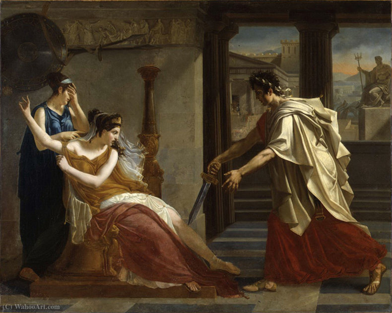 Hermione And Oreste — Pierre Narcisse Guérin