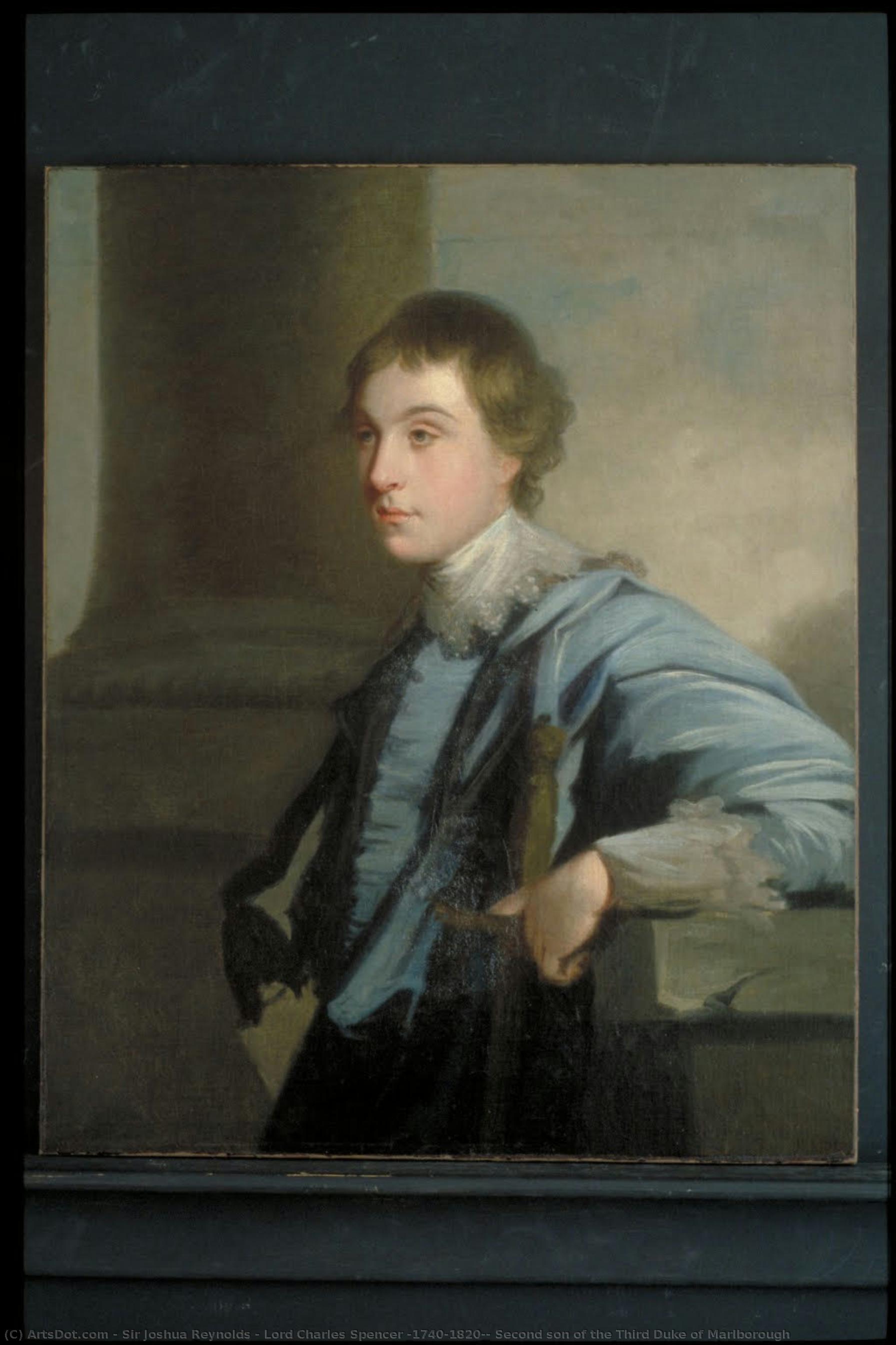 Lord Charles Spencer (1740-1820), Second Son Of The Third Duke Of Marlborough — Sir Joshua Reynolds