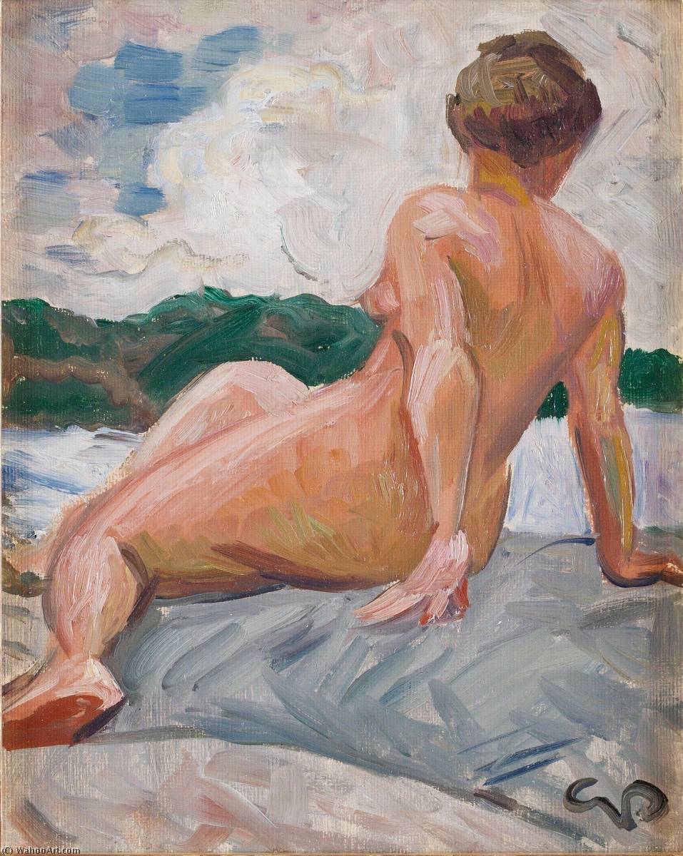 Model On The Cliff — Georg Pauli