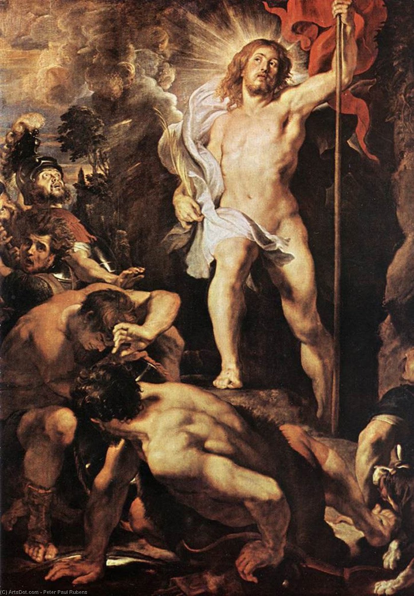 The Resurrection Of Christ (central Panel) — Peter Paul Rubens