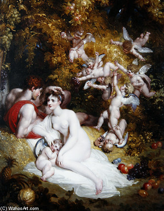 Vertumnus And Pomona, C.1807 — Richard Westall