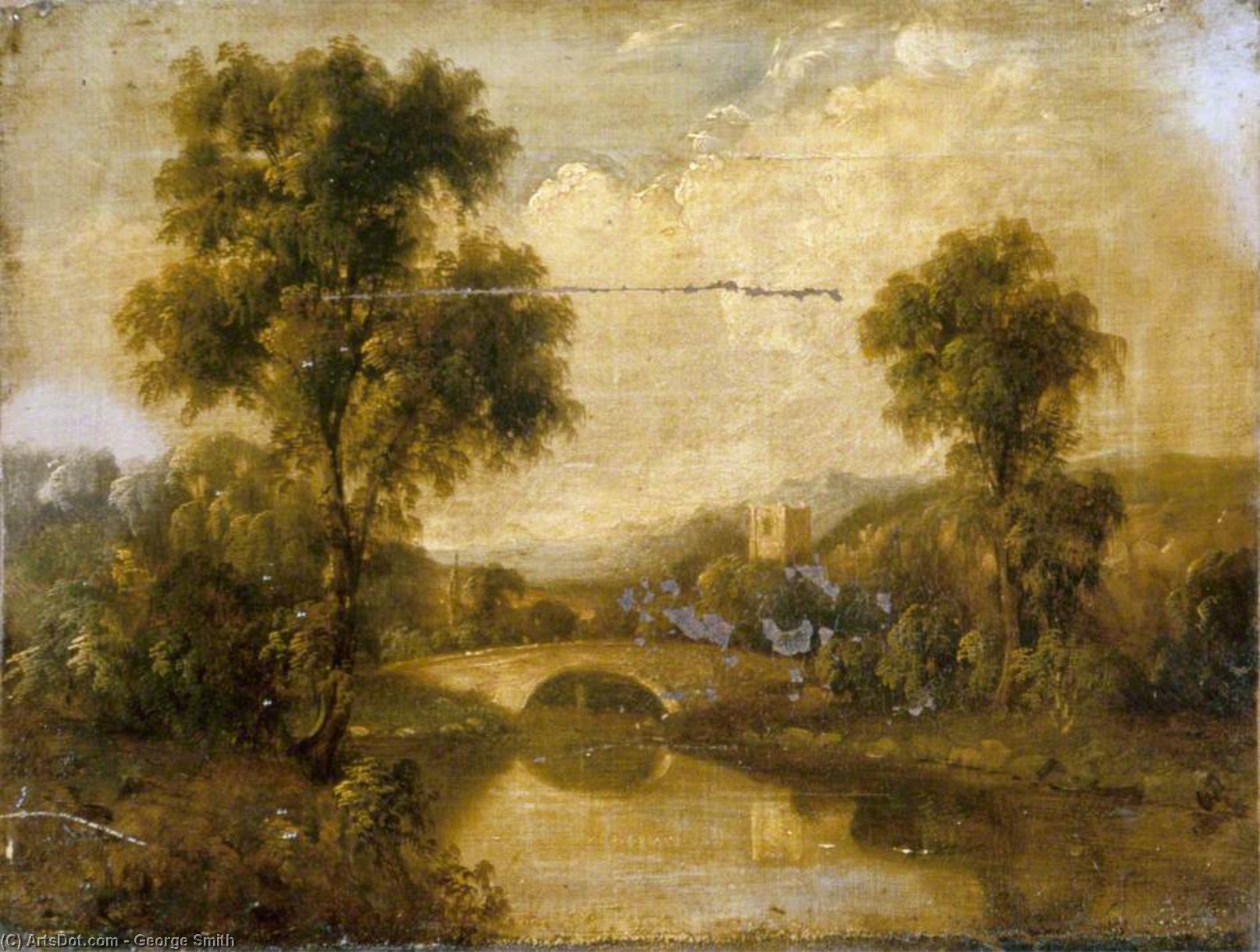 River Landscape — George Smith