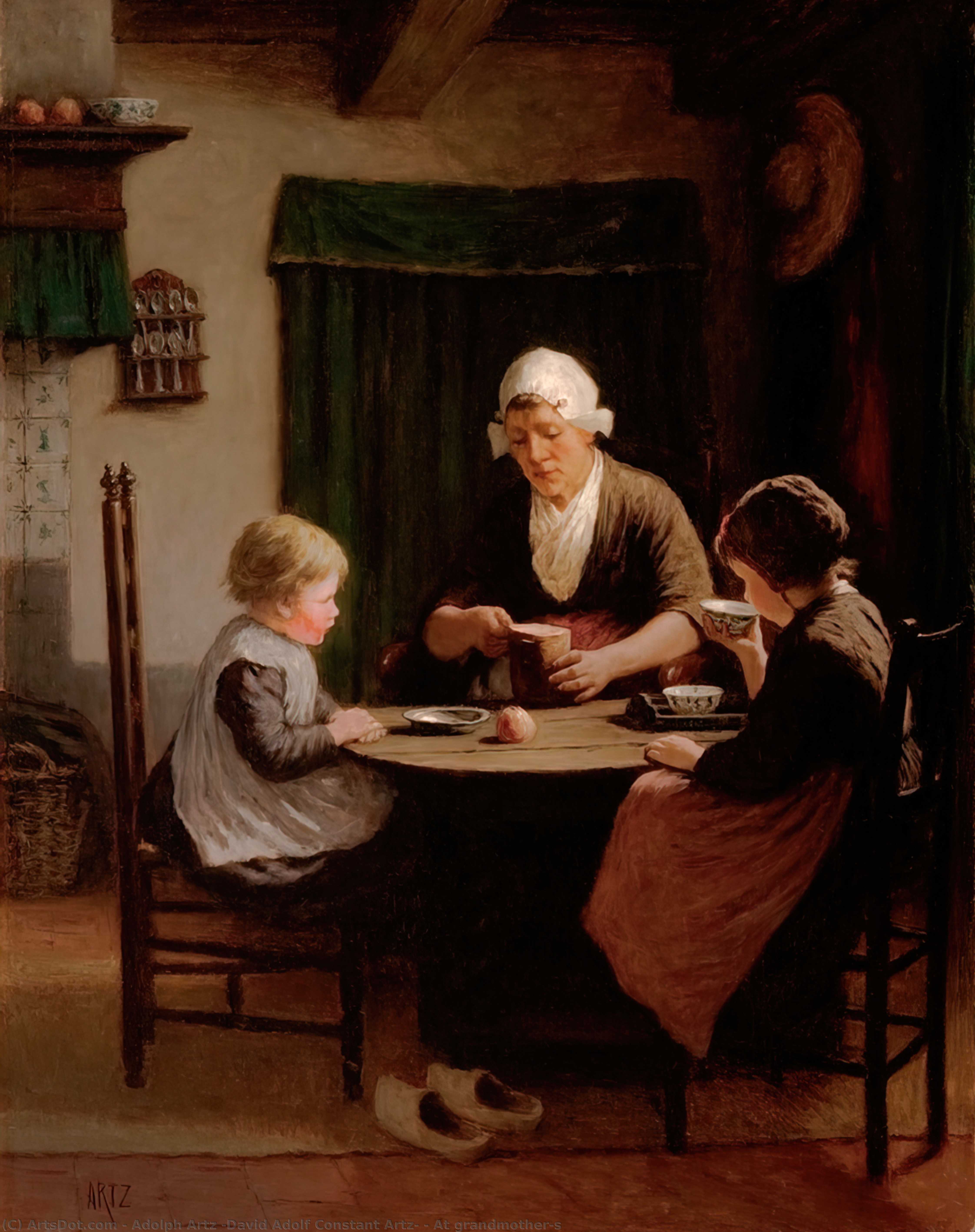 At Grandmother's — Adolph Artz