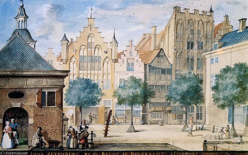 Old Blyenburg House Dordrecht — Aert Schouman