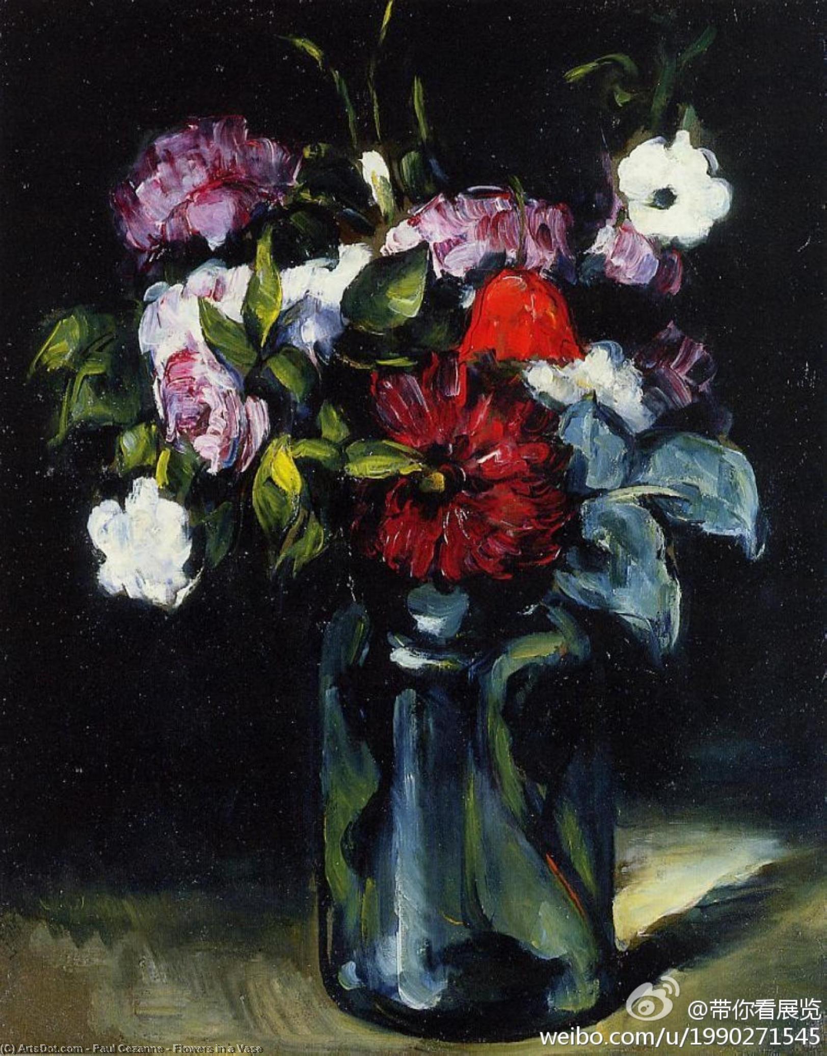 Flowers In A Vase — Paul Cézanne